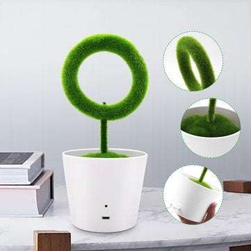 Mini Artificial Bonsai Fresh Anion Desktop Ionizer Purifier