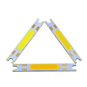 5W DC 9-12V COB Chip LED Light Source on Board 50x7mm for Wall Lamps Table La... (COLOR.: COLDWHITE)