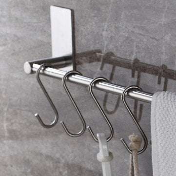 AUGIENB Powerful Silver "S" Shape Type 304 Stainless Steel House Kitchen Hanger Hooks