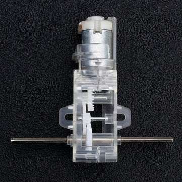 5pcs 1:28 Transparent Hexagonal Axis 130 Motor Gearbox for DIY Chassis Car Model