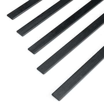 5pcs 1/2mm Thickness Carbon Fiber Strips 300mm Length Flat Bar RC Model Airplane Parts... (SIZE: #4)