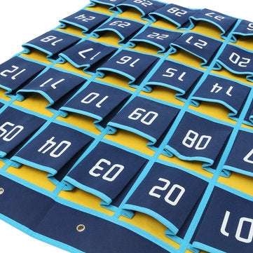 Classroom Hanging Organizer 30 Pockets Cell Phones Storage Bag Business Cards Wall-mount Bag