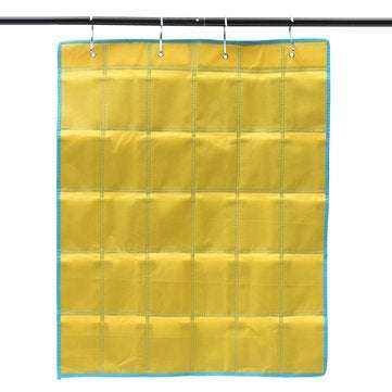 Classroom Hanging Organizer 30 Pockets Cell Phones Storage Bag Business Cards Wall-mount Bag