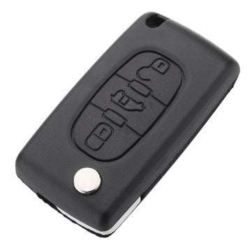 Car 3 Buttons Key FOB Remove Case Shell With Blade For Citroen Berlingo