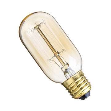 6PCS Dimmable AC220V E27 T45 40W Warm White Retro Vintage Edison Incandescent Light Bulb