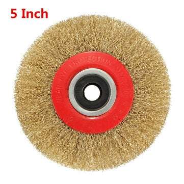 5/6/8 Inch Grinding Wire Wheel Brush Polishing Tool (SIZE: 125MM)