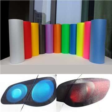 Car Fog Light Vinyl Film Sticker Smoke Flash Point Headlight Taillight  (COLOR.: GOLDEN)