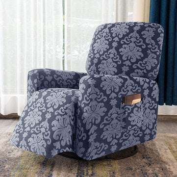 Sofa Cover Couch Chair Slipcover Furniture Recliner Protector Polyester Spandex (COLOR: DARKBLUE)