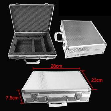 Aluminum Shockproof Waterproof Composite Buckle Storage Case for Studio Condense... (COLOR.: SLIVER)