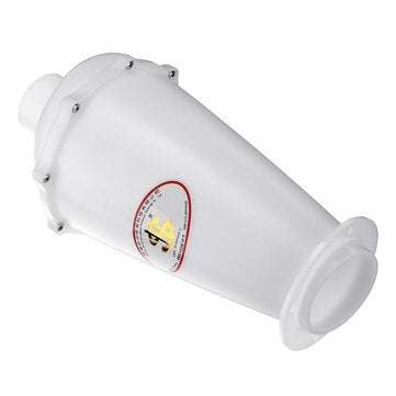 DIY White SN50T6 Turbocharged Cyclone Dust Collector Cyclone Separator Industrail Vaccum Cleaner Fil