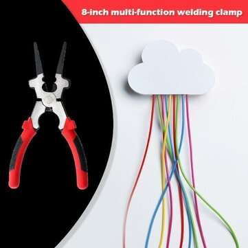 8inch Multi-function Welding Jaw Pliers Refined High Carbon Steel High Hardness MIG Welding Auxiliar