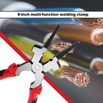 8inch Multi-function Welding Jaw Pliers Refined High Carbon Steel High Hardness MIG Welding Auxiliar