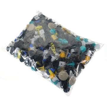 500Pcs Universal Mixed Auto Fastener Car Bumper Door Panel Fender Liner Clips Retainer Fastener Rive