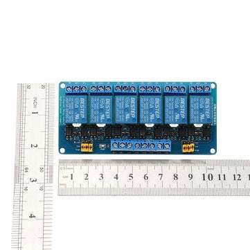 6 Channel 5V Relay Module High And Low Level Trigger BESTEP for Arduino - products that work with of