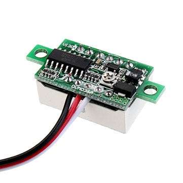 5pcs 0.36 Inch DC0V-32V Green LED Digital Display Voltage Meter Voltmeter Reverse Connection Protect