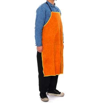 Cowhide Leather Welding Apron Welder Protection Clothe Mechanic Protector Gear