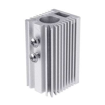 58x22x27mm Silver 12mm Aluminum Heat Sink Groove Fixed Radiator Seat Cooling Heat Sink for 12mm Lase