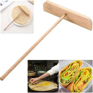 Specialty Crepe Maker Pancake Batter Wooden Spreader Stick Pancake Scraper Home Frying Pan Kitchen T