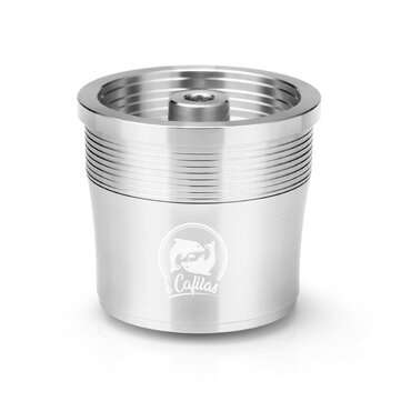 Three Types Stainless Steel Refillable Coffee Capsule Cup Reus... (TYPE: SEVENLIGHTCOLORSWITHREMOTE)