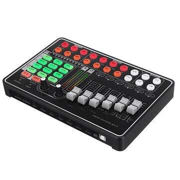 H9 bluetooth Live Sound Card for Youtube Tiktok Gaming Broadcast External Mixer Headset Microphone f
