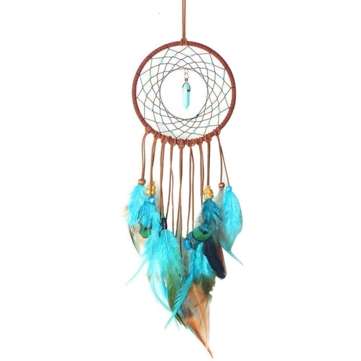 DIY Crochet Feather Dream Catcher Kit Hanging Decoration Home Wall Ornament Set for... (TYPE: TYPEA)