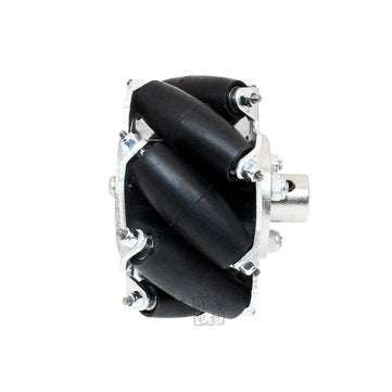 Chihai 4pcs 60mm Aluminium Mecanum Wheels Universal Wheels with 8mm Motor Shaft Coupling for Robot C