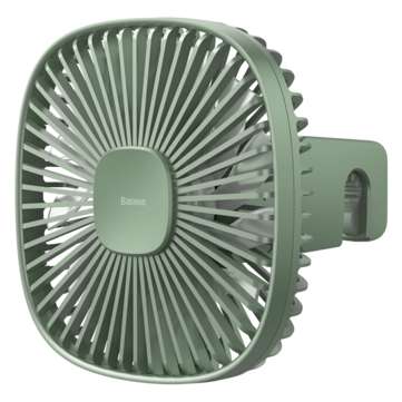 Baseus Portable Car Fan Natural Wind Quiet Magnetic Rear Seat Wireless Charge Cool... (COLOR: GREEN)