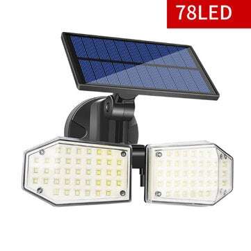 Outdoor Motion Sensor LED Solar Light 78LED/130COB Three Modes Waterproof S... (LED QUANTITY: 78LED)