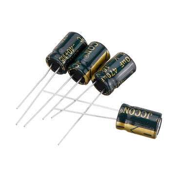 50Pcs 16V 470UF 8 x 12MM High Frequency Low ESR Radial Electrolytic Capacitor