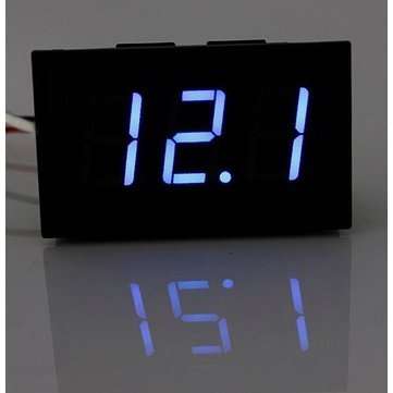 DC 0-100V Blue LED Digital Mini  Voltmeter Gauge Voltage Panel Meter