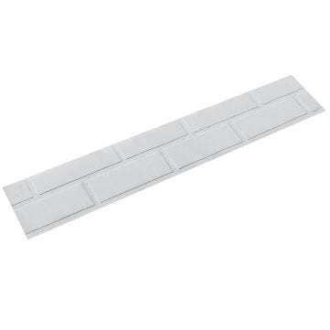 6Pcs 3D Brick Stair Stickers DIY Staircase Decals Decor Removable Waterproof Wallpaper White for Hom