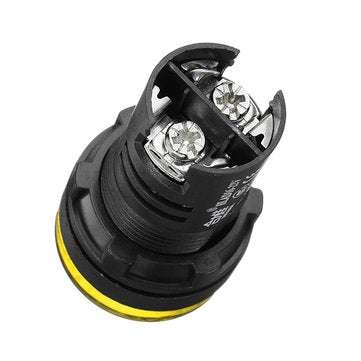 Machifit 22mm AC 50-500V Yellow Digital AC Voltmeter Voltage Meter Gauge Digital Display Indicator