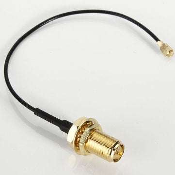 5x DANIU 10cm PCI U.FL / IPX to RP-SMA Female Jack Pigtail Cable