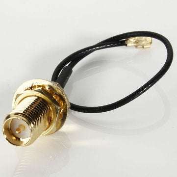 5x DANIU 10cm PCI U.FL / IPX to RP-SMA Female Jack Pigtail Cable