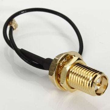 5x DANIU 10cm PCI U.FL / IPX to RP-SMA Female Jack Pigtail Cable
