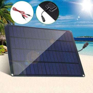 5.5W 12V Durability Waterproof Monocrystalline Silicon Solar Panel for Outdoor Cycling/Hiking/Campin