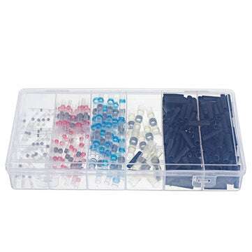 500Pcs Heat Shrinkable Tube with Waterproof Solder Ring Box