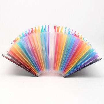 A4 24 Pockets Expanding Folder Accordion Multicolour Stand Expandable Portable Accordion File Busine