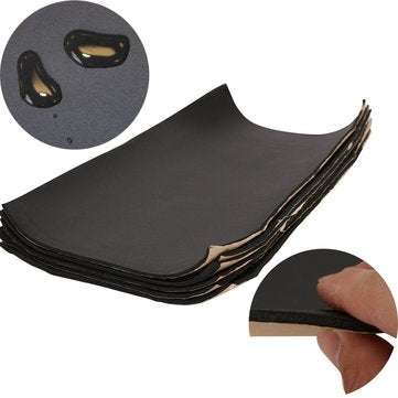 6Pcs/Set 5mm Vehicle Insulation Closed Cell Foam Rubber Self Adhesive Car Sound