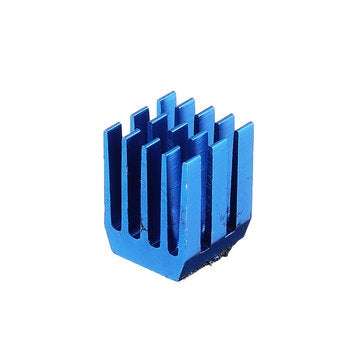 Copper/Aluminum Heatsink Blue Radiator With Glue 3Pcs Set for Raspberry Pi 3