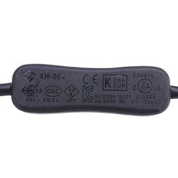 5.5*2.1mm 1 Female to 5 Male Way Splitter Connector with Switch for CCTV Camera LED Strip Light DC12