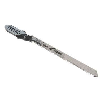 5pcs T101AO HCS T-Shank Jigsaw Blades Curve Cutting Tool For Wood Plastic