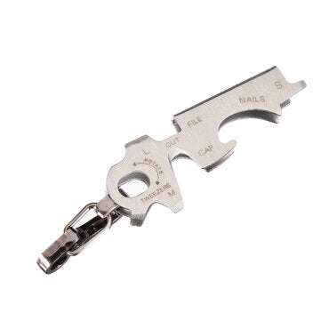 AOTDDOR EDC 8 in 1 Bottle Opener Keychain Gadget Multi-function Key Clip