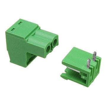 5.08mm Pitch 2Pin Plug in Screw PCB Dupont Cable Terminal Block Connector Right Angle