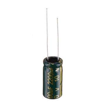 50Pcs 10V 2200UF 10 x 20MM High Frequency Low ESR Radial Electrolytic Capacitor