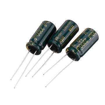 50Pcs 10V 2200UF 10 x 20MM High Frequency Low ESR Radial Electrolytic Capacitor