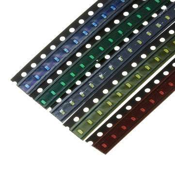 500Pcs 5 Colors 100 Each 0603 LED Diode Assortment SMD LED Diode Kit Green/RED/White/Blue/Yellow