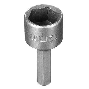 Drillpro 14pcs 1/4 Inch Hex Shank Power Nut Driver Drill Bit Set SAE Metric Socket Wrench Screw Scre