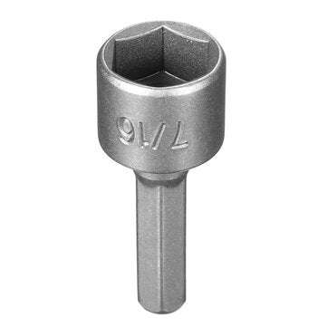Drillpro 14pcs 1/4 Inch Hex Shank Power Nut Driver Drill Bit Set SAE Metric Socket Wrench Screw Scre