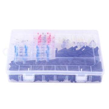 500Pcs Waterproof Solder Sleeve Heat Shrink Butt Wire Splice Connectors Tube Set